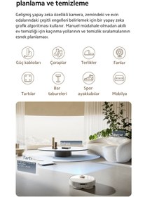 Resim Xiaomi Ultra Premium Robot Süpürge | Halı Tanıma & Mop Kaldırma | Hepa Filtre | Olağanüstü Performans 