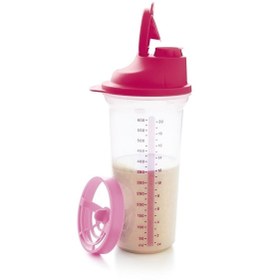 Resim Tupperware Şek Şek 600 Ml Pembe Çırpıcı Karıştırıcı Shaker 