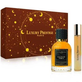 Resim LUXURY ZY0R010871 Prestıge Magnetic Force 100ML+35ML EDP Erkek Set Parfüm 