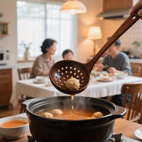 Resim Doğal Yeniden Kullanıma Uygun Ahşap Kaşık Seti - Büyük Ahşap Kaşık, Çizgili Kaşık ve Kaşık Tutacağı - Soslar, Çorbalar ve Stew'lar İçin Karıştırma ve Servis İçin İdeal - Evde Pişirme ve Yemek Yeme, Yemek Masası Temelleri İçin İdeal | Doğal Ahşap Kaşık | Dayanıklı Ahşap Mutfak Araçları, Ahşap Kaşık Seti 