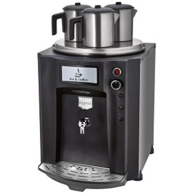 Resim Remta Premium Otomatik Su Alma 40 Litre Üç Demlikli Çay Kazanı Makinesi 