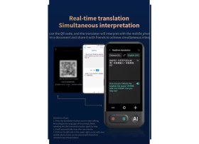 Resim Kameralı 140 Dilde Wifi Özellikli Translator Elektronik Çeviri Cihazı Türkçe Menü 