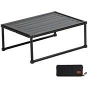 Resim Vkemall Açık Katlanır Masa Mini Piknik Kamp Masası Küçük Siyah 