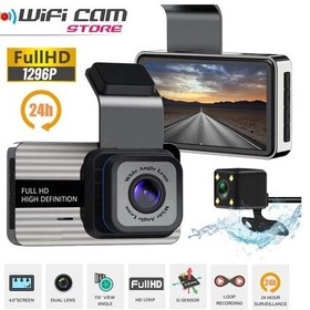 Resim 2mp 3 İnç Ultra Geniş Açı Lensli Full Hd Araç Kamerası 