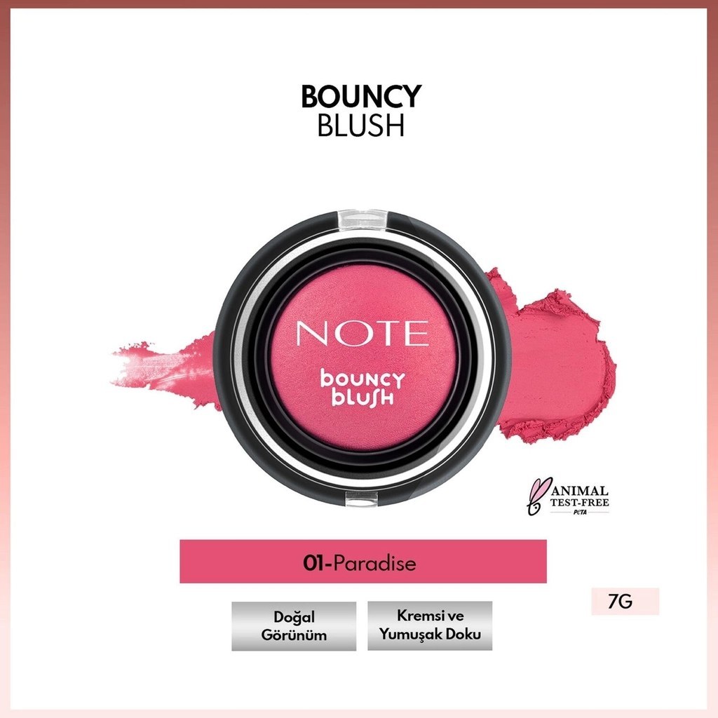 Note Cosmetique Note Boyuncy Blush Allık No 01 Paradıse Fiyatı ve Özelliklerı - Badem