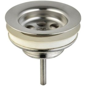 Resim VitrA A45137 Yuvarlak Lavabo Süzgeci, Sabit, Krom 