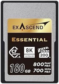Resim Exascend Essential 180GB Cfexpress Type A Hafıza Kartı 