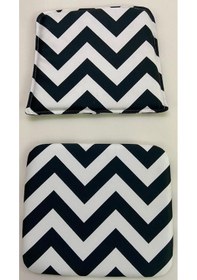 Resim Knsz minder seti 1 li mazlum aldo kumaş oturma ve sırt tel sandalyesi minderi bir arada 