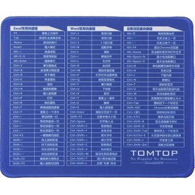 Resim Beauty Life Ofis Mouse Pad Klavye Kısayolları Mouse Pad Bilgisayar (Yurt Dışından) 