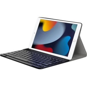 Resim Microcase iPad 9.nesil 2021 10.2 Inch Bluetooth Klavyeli Standlı Kılıf - Bkk4 