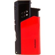 Resim Parmida Tek Torch Kırmızı Puro Çakmağı 