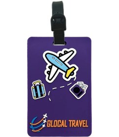 Resim Dutrıeux 6'lı Set Pvc Yumuşak Bagaj Etiketi - Çok Fonksiyonlu Seyahat Kimlik Kartı Gri 