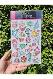 Resim ALA LUNA Deniz Kızı Gold Detaylı Yapıştırma Seti 