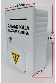 Resim KIVILCIM PLASTİK VE REKLAM ÜRÜNLERİ RAMAK KALA BİLDİRİM KUTUSU 