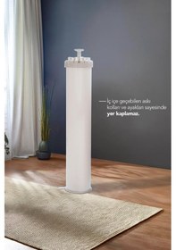 Resim House Plus Hely Açılıp Kapanabilir 360 Dönebilen Kurutmalık Askısı Krem Krt57058 Krem 