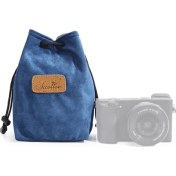 Resim S.c.cotton Taşınabilir Slr Lens Çantası Mikro Tek Kamera Çantası - Mavi ( Yurt Dışından )(Yurt Dışından) 