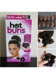 Resim Saç Tokası.Hot Buns Stk001 Siyah 