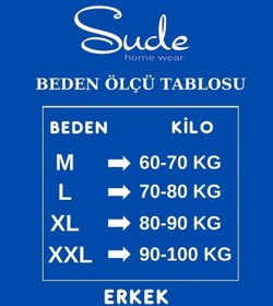 Resim Sude Erkek Süprem Bisiklet Yaka İnce Uzun Kol Pijama Takımı P300/12 - 1 Adet 001 