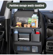 Resim Dashanshop Siyah 2'li Katlanır Araç Koltuğu Düzenleyici Dayanıklı Multifonksiyonel 