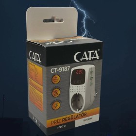 Resim Cata CT-9187 4000W Tekli Akım Korumalı Priz 