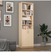 Resim Asra Trend Akça Ağaç Kapaklı Kitaplık K-34 (MDFLAM) 