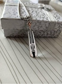 Resim Herşey Nota Kemençe Kolye 925 Gümüş 