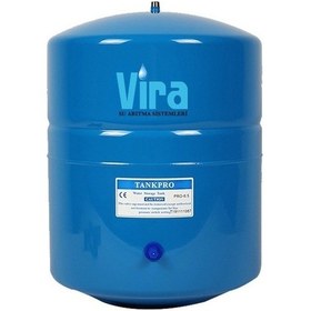 Resim Trtank 40 Litre Su Arıtma Cihazı Deposu - 11 Galon Metal Basınç Denge Tankı 