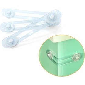 Resim Çocuk Bebek Güvenlik Çekmece Dolap Kilidi 5 Paket x 10 Adet Çok Renkli 