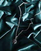 Resim OZOZWORKSHOP Gümüş Kara Şövalye Kolye 