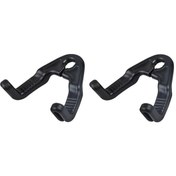 Resim 1paır Gizli Araba Başlık Depolama Kancaları Araba Koltuk Kancası Siyah 