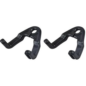 Resim 1paır Gizli Araba Başlık Depolama Kancaları Araba Koltuk Kancası Siyah 