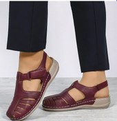 Resim Carmelo Kapalı Platform Yaz Sandaletl 152209270 Bordo 
