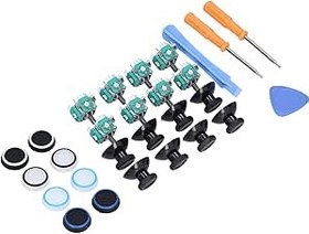 Resim ciciglow One için Joystick Seti, One Denetleyicisi için Yedek Parçalar, Normal S 1st Elite Kontrol Cihazı PS3 360 (QM21071011 (saf renk)) ile Uyumlu 