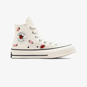 Resim Converse Chuck 70 Roses Unisex Krem Sneaker A10637c Krem 