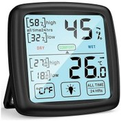 Resim Loyka TST Dokunmatik Sıcaklık ve Nem Ölçer 