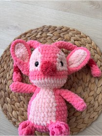 Resim lionworkshopp Amigurumi angel tamamen organik yumuşak oyuncak 