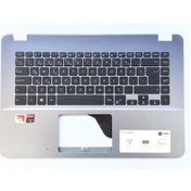 Resim Asus Uyumlu Vivobook X505 X505Bp X505Za Üst Kasa Klavye Gri 