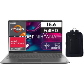 Resim CASPER Nirvana X600 Ryzen 7-5700U 20GB RAM 512 GB SSD Windows 11 Pro Taşınabilir Bilgisayar NOTEBOOK 