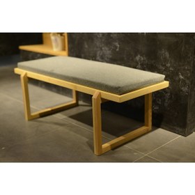 Resim Diva Ahşap Bench-puf-minder 