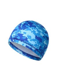 Resim Hombey Yazlık Hava Geçirgen Islaklık Suşan Güneş Engellli Bisiklet Motosiklet Kaskı İçi Camouflage Mavi Polar Eşofman Bere Haki - Mavi 