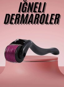 Resim Epilons Derma Roller Titanyum Uçlu 540 İğneli 1 Mm Saç Ve Cilt Bakım Masaj Aleti 