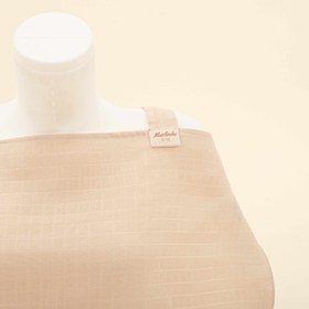Resim Çift Katlı Muslin Emzirme Önlüğü - Kumsal Beji Muslin 