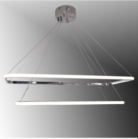 Resim Tt400-2 Kr Tt Ayd Dikdörtgen 3 Renk Işık Modüllü 2 Li Led Av Krom 