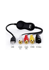 Resim Usb 2.0 Video Capture Kart Eski Video Kasetlerini Pc Ye Aktarma Aparatı 