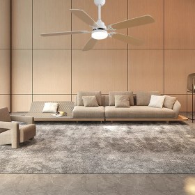 Resim Fancium DKF-510 Ceviz LED Aydınlatmalı Uzaktan Kumandalı Tavan Vantilatörü 