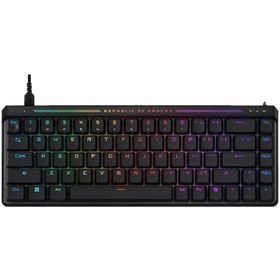 Resim Asus ROG Falchion Ace HFX Manyetik Switch Siyah Mekanik Gaming Klavye 90MP03VE-BKYA00 