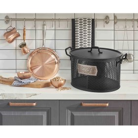 Resim The Mia Patates & Soğan Saklama Kabı 2 Hazneli - Siyah 