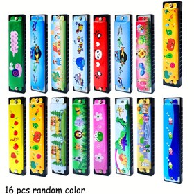 Resim Metaldan Yapılmış Harmonika Parti Hediyeleri - Canlı Renklerde Çeşitli Karikatür Hayvan ve Müzik Notu Tasarımlar, Dayanıklı Metal Yapı, Doğum Günü, Cadılar Bayramı, Noel, Paskalya Partileri İçin Taşınabilir Müzik Hediyesi & Yetişkinler (Pil/Elektrik Gerekmez) 