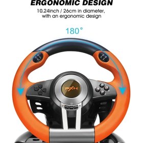 Resim CoverZone Direksiyon Seti 180° Dönüş Açılı Çift Motor Titreşimli Pedal ve Vitesli Oyun Direksiyonu – Pc, Ps3, Ps4, Xbox One, Xbox Series X/s, Nintendo Switch Uyumlu Pxn V3 Pro 