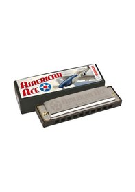 Resim Hohner American Ace Mızıka 10c 10 Delik Do Majör Harmonika 